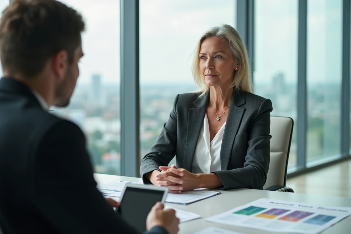 Femme consultant un conseiller financier pour optimiser la prolongation de son investissement Pinel